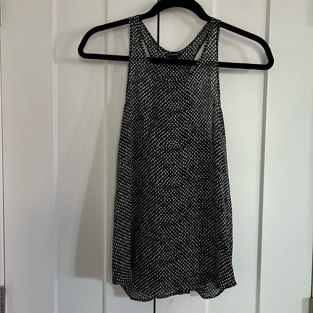 Club Monaco Silk Racerback Tank